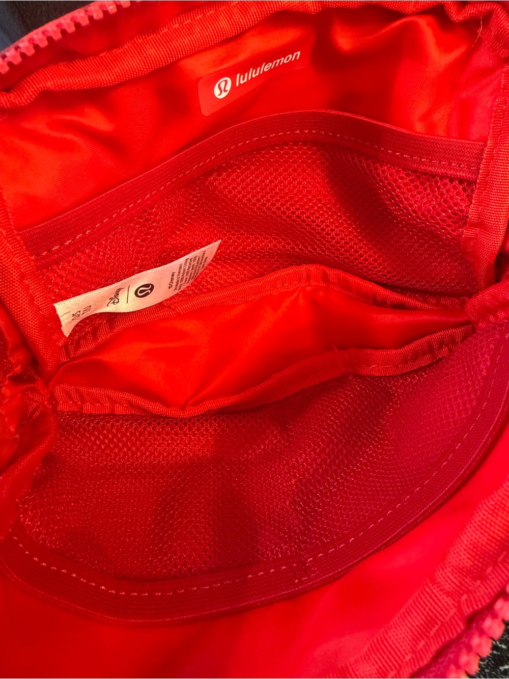 LULULEMON athletica Red Mickey Print Mini Fanny pack Belt Bag - Picture 15 of 16